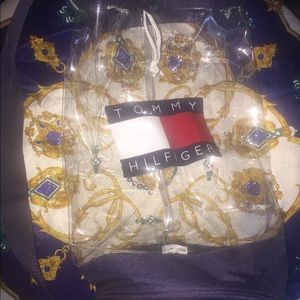 Vintage Tommy Hilfiger clear beach / shoulder bag